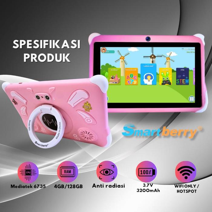 (B91 + A11max) SMARTBERRY KIDS STUDY TABLET + SMARTWATCH / TAB B91 / smartwatch A11 MAX / tab 4/128G