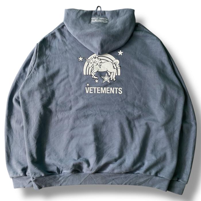 Rare Vetements Unicorns and Rainbow 2018 hoodie authentic original
