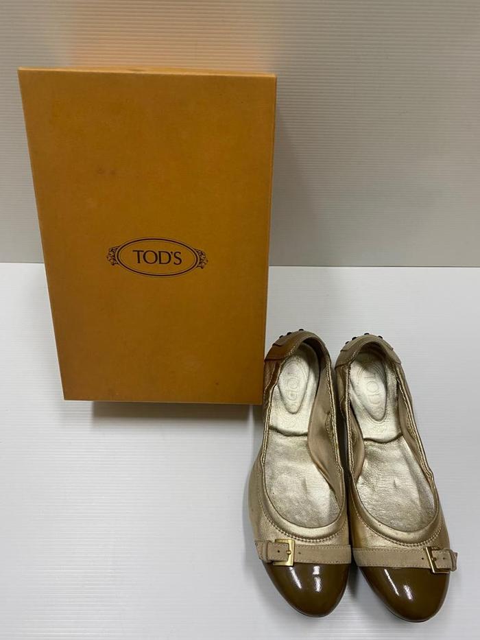 TOD’s SHOES BROWN ORIGINAL Sepatu Flat Shoes Wanita
