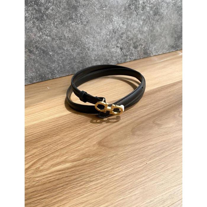 SALVATORE FERRAGAMO SF WOMEN GANCINI SLIM BELT 1.5cm ORIGINAL READY STOCK