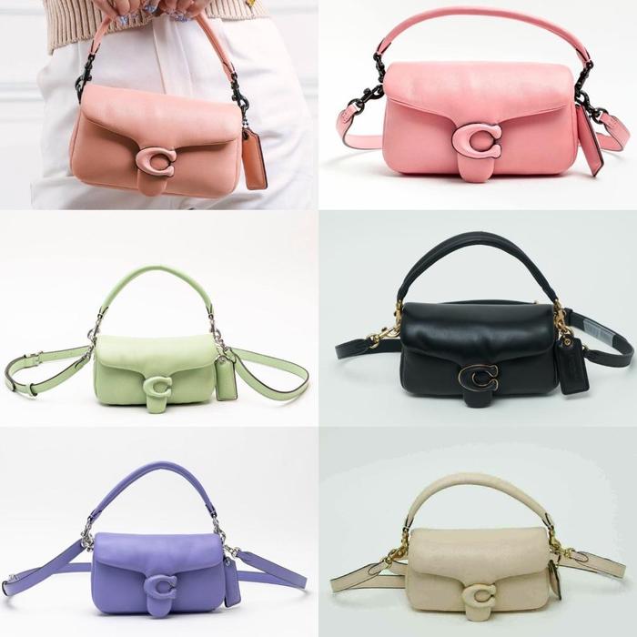 COACH TABBY PILLOW 18 LEATHER ORIGINAL READY STOCK
