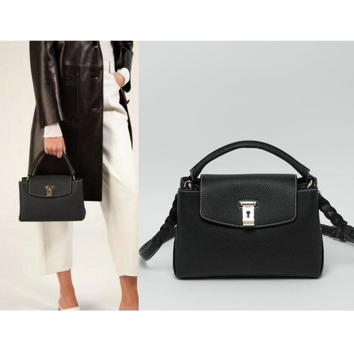 BALLY LAYKA SMALL LEATHER TOP HANDLE BAG ORIGINAL READY STOCK