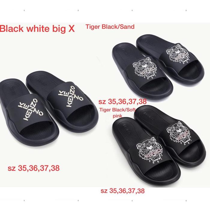 KENZO POOL SLIDE SANDAL WOMEN ORIGINAL READY STOCK