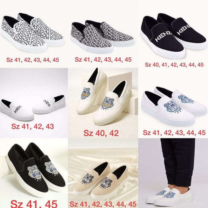 KENZO K-SKATE SLIP ON MEN ORIGINAL READY STOCK