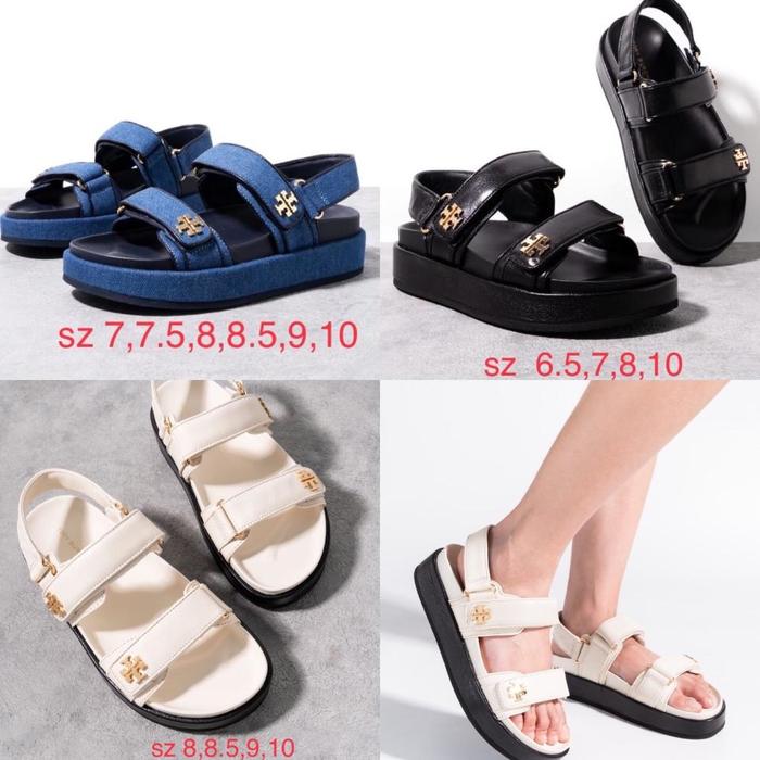 TORY BURCH KIRA SPORT SANDAL ORIGINAL READY STOCK