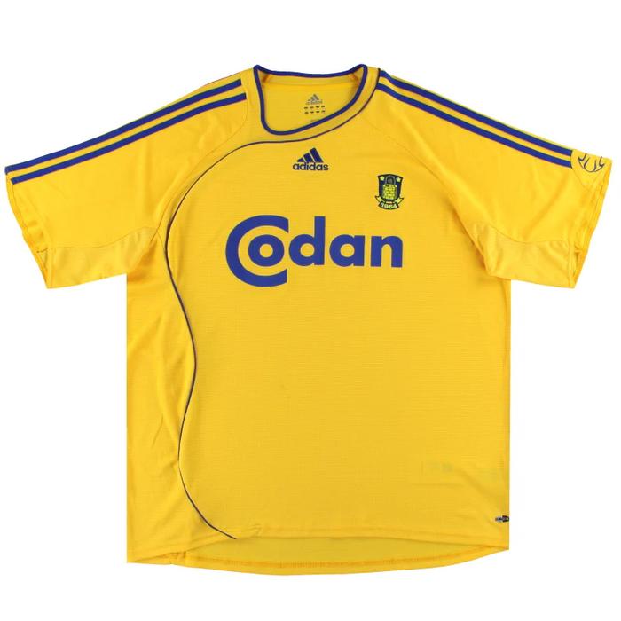 2006-07 Brondby adidas Home Shirt M Vintage Football Jersey BRONDBY IF DENMARK 2006-2007 HOME FOOTBA