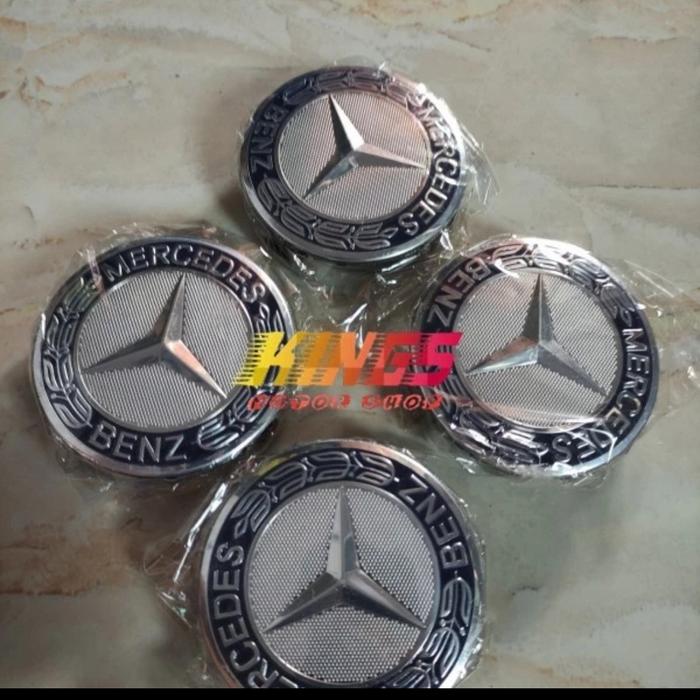 Dop Center Velg Mercy Model Classic Blue Dop Velg Mercedes Benz Padi