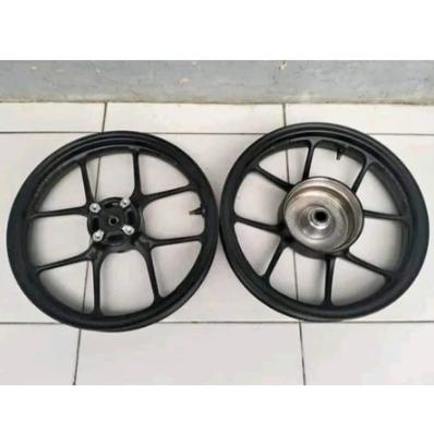 Sepasang velg honda beat deluxe beat street fi led/ Genio original second mulus normal