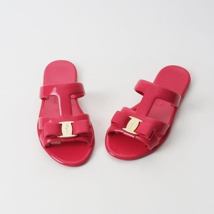 SALVATORE FERRAGAMO Lylia jelly sandal Bright Pink