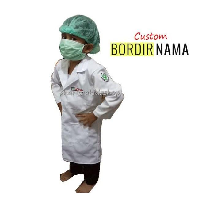 Baju / Seragam Kostum Profesi Anak Perawat Jas Lab Laboratorium