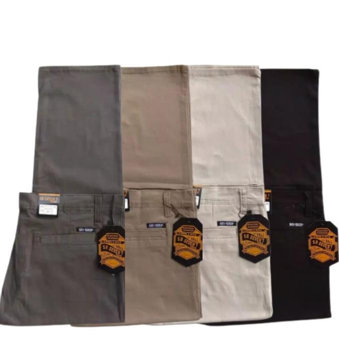 Celana Panjang Pria Chinos Panjang Regularfit Sr Seven Cotton Premium