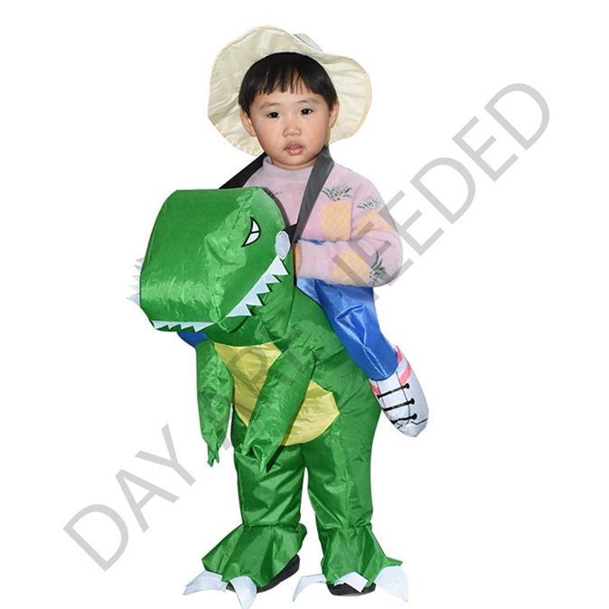 BERKUALITAS BAJU BADUT KOSTUM KOSTOM DINO TIREK TIREX ANAK PESTA COSPLAY DINOSAURUS DINOS DINOSAUR D