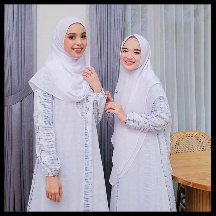 Ready Greenism Sarimbit Amarasi (Putih) Dress Quality Premium Best Quality Asli 100% Original