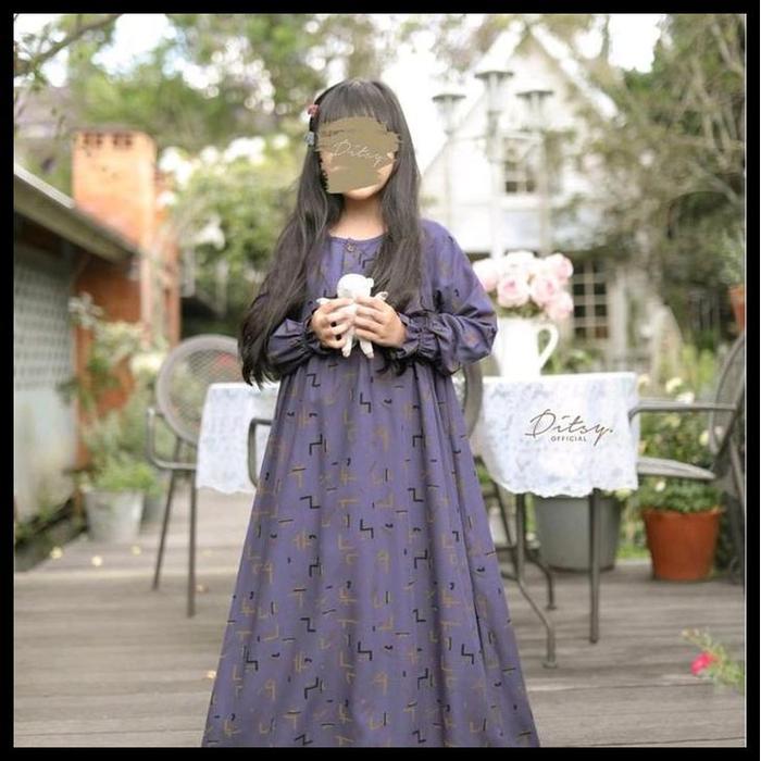 New Gamis Anak Little Ditsy Edisi Oktober 2024 Katun Terlaris