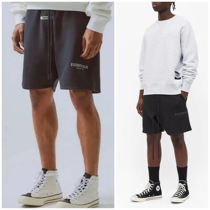 Fear Of God Essentials Drawstring Reflective Sweat Shorts