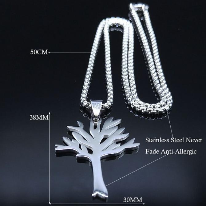 XXXTentacion kalung leafless tree of live poison tree Kalung Liontin