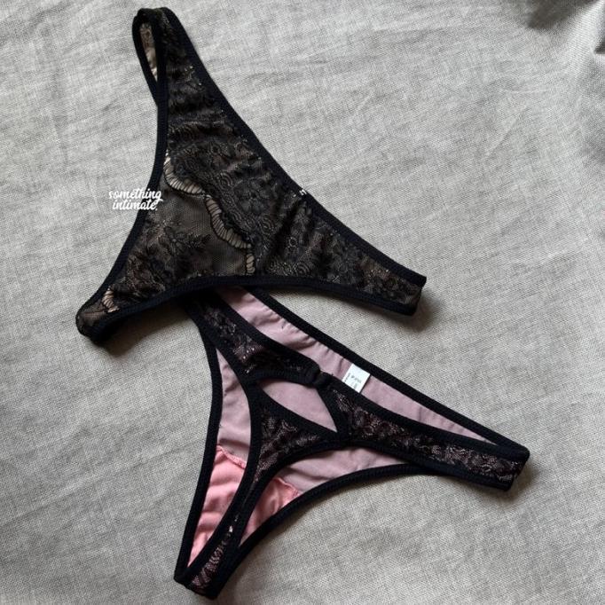 Wacoal Lace Brazillian Gstring Thong Lingerie Celana Dalam Sexy CD Hot