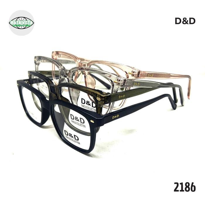 FRAME KACAMATA ORIGINAL D&D 2186 LEBAR FRAME 141 MODEL KOTAK