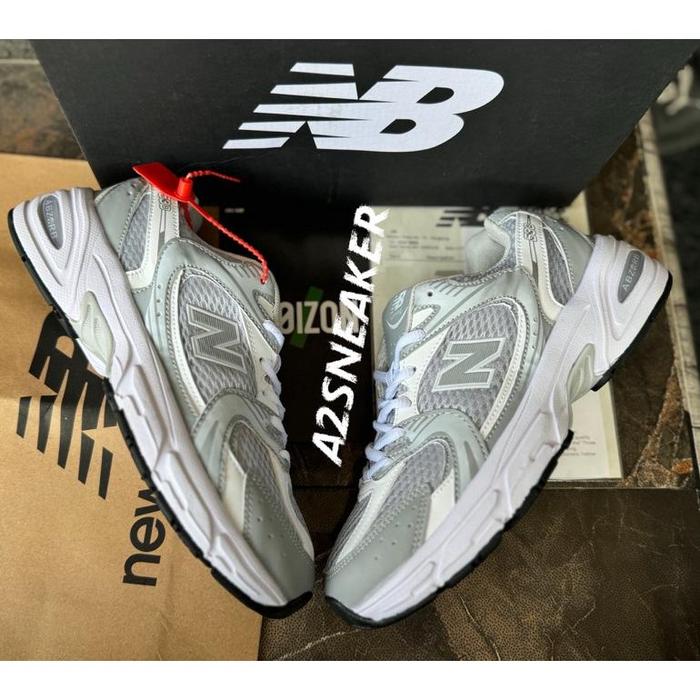 All New Sepatu N3W Bal4Nce 530 Silver & Blue Import Premium Quality