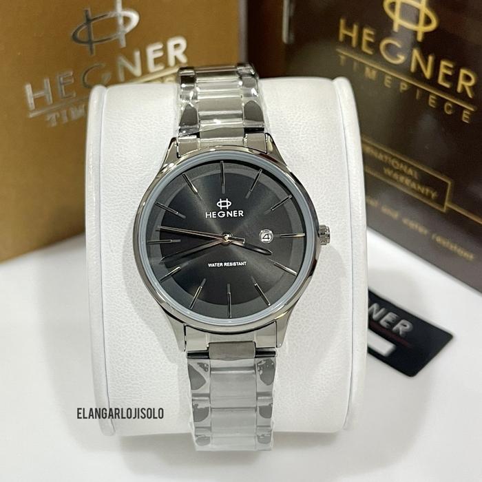 Jam Tangan Wanita Hegner HW 5069L-1 Original Dark Grey