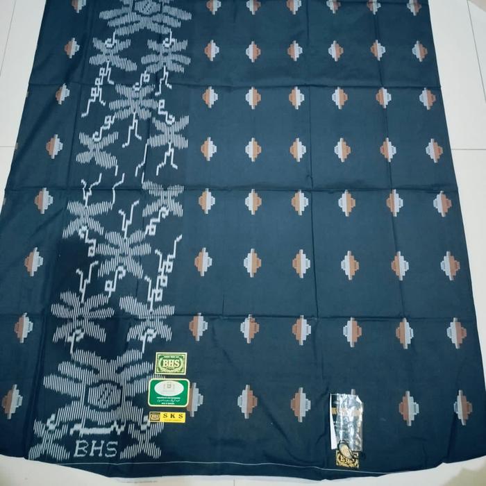 SARUNG BHS SKS GOLD SUTRA SPUNSILK 210 WARNA HITAM
