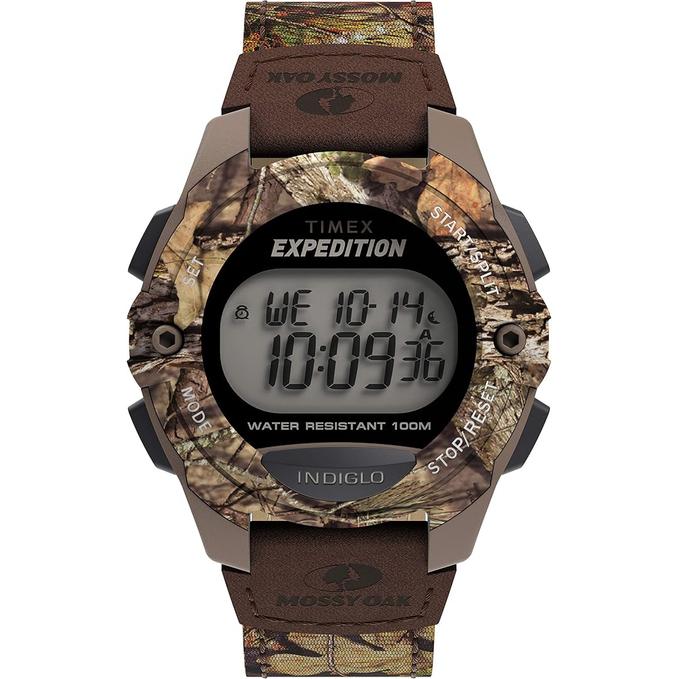 jam tangan Timex Men's Expedition TW4B19500 Classic Digital Chrono Alarm Timer Full-Size Watch