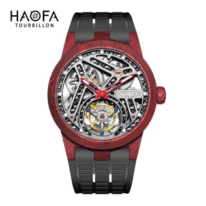 Haofa 2330 Red Automatic Tourbillon Watch