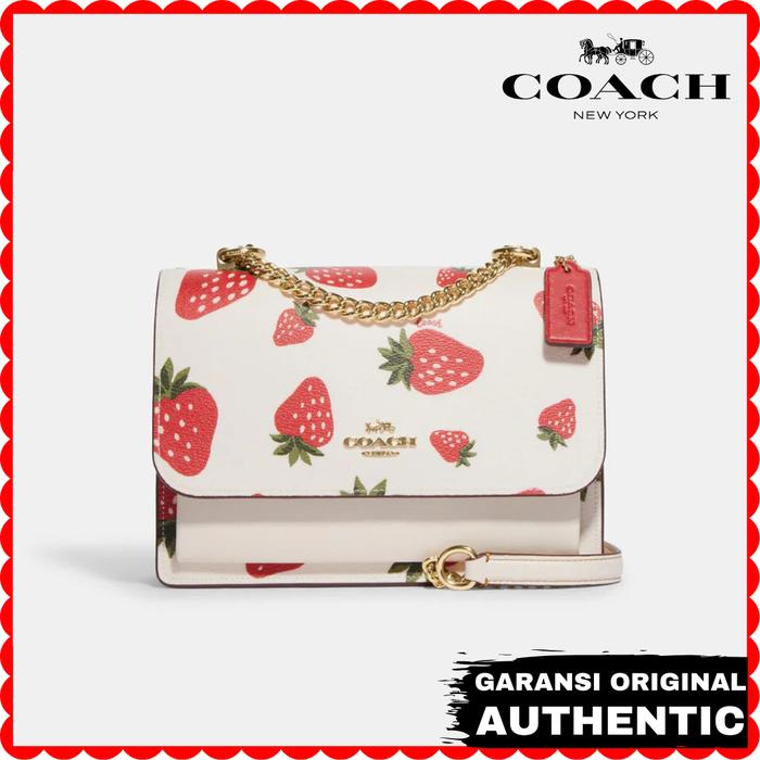 Tas Selempang Coach Klare Strawberry Crossbody Bag Wanita Original Store Branded Authentic