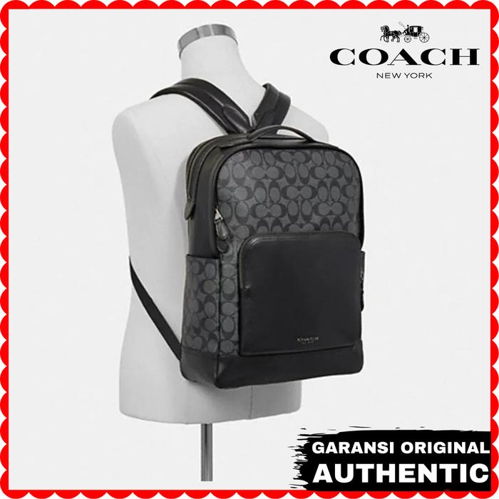 Tas Ransel Pria Coach Graham Backpack Original Store Branded Authentic