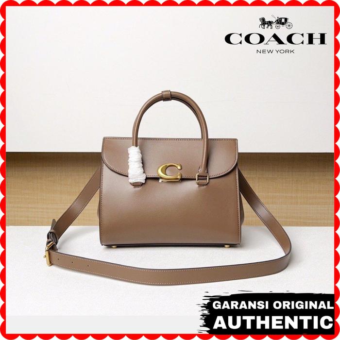 Tas Hand Bag Coach Brome Wanita Coklat Original Store Branded Authentic