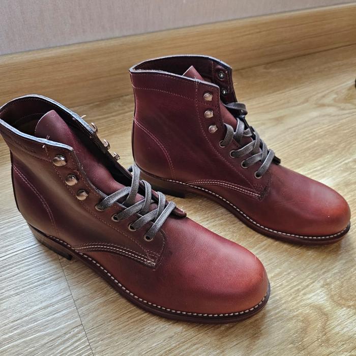 Wolverine 1000 Mile Plain Toe Boots Original Authentic Made in USA