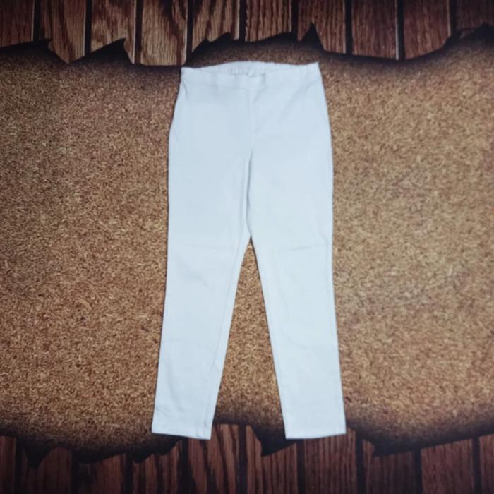White Pants Wanita Stretch GU