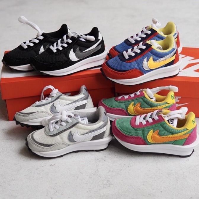 ready NIKE Sacai LD Waffle Kids Shoes / Sepatu Sekolah Anak / Sneaker Kids