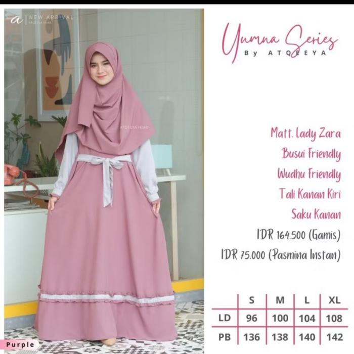 Gamis Terbaru Atqeeya Yumna Series