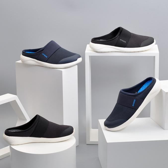 ready Crocs / Sandal Crocs / Sepatu Sandal Crocs / Crocs Literide Mesh Mule