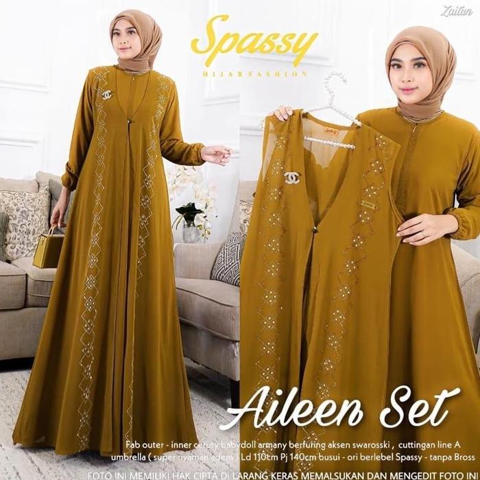 [Ada jumbo] AILEEN set / Ailen Dres / Aileen Dress / Aileen Gamis