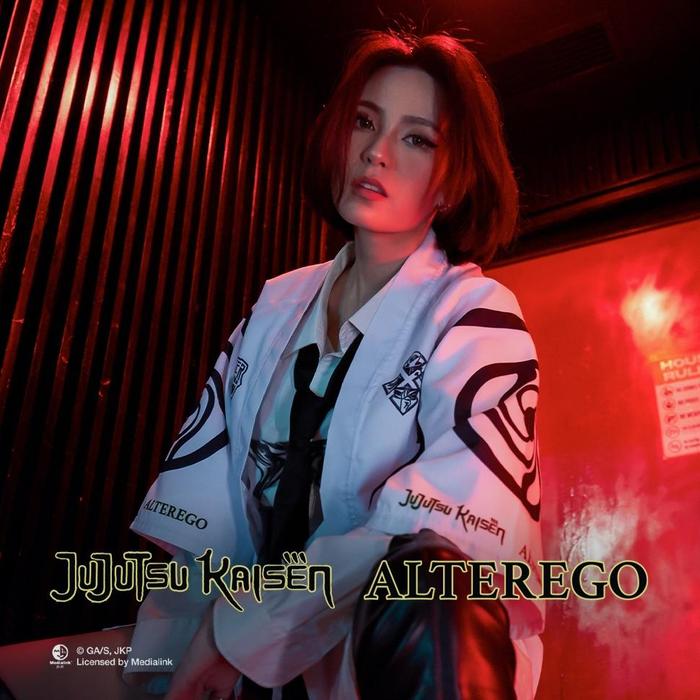 BERKUALITAS ALTER EGO X JUJUTSU KAISEN HAORI KIMONO WHITE