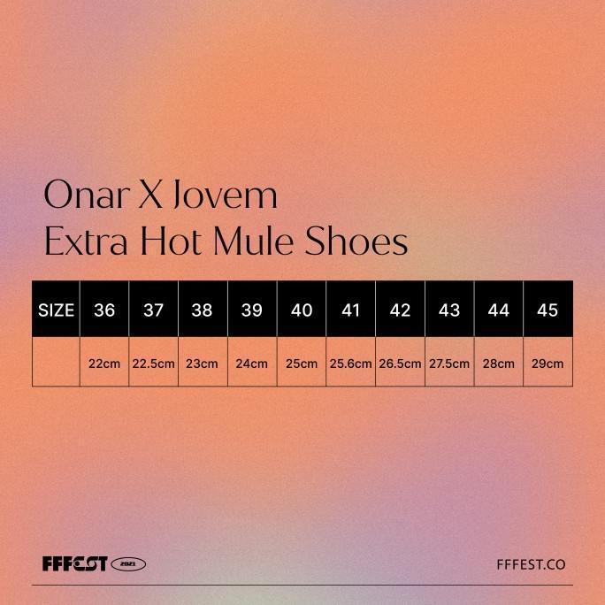 Jovem x Onar - Extra Hot Mule Shoes (Creme)