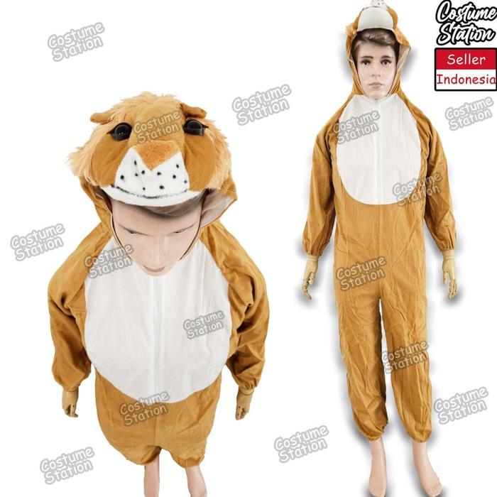 BERKUALITAS KOSTUM ONESIE LION / COSTUME SINGA HEWAN BINATANG ANIMAL DEWASA