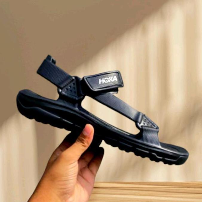 SANDAL GUNUNG OUTDOOR EVA HOKA Sendal Pria Karet Hitam