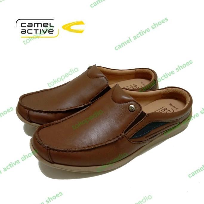 Sepatu Sandal Pria Rasco Camel Active Leather Outsole Rubber