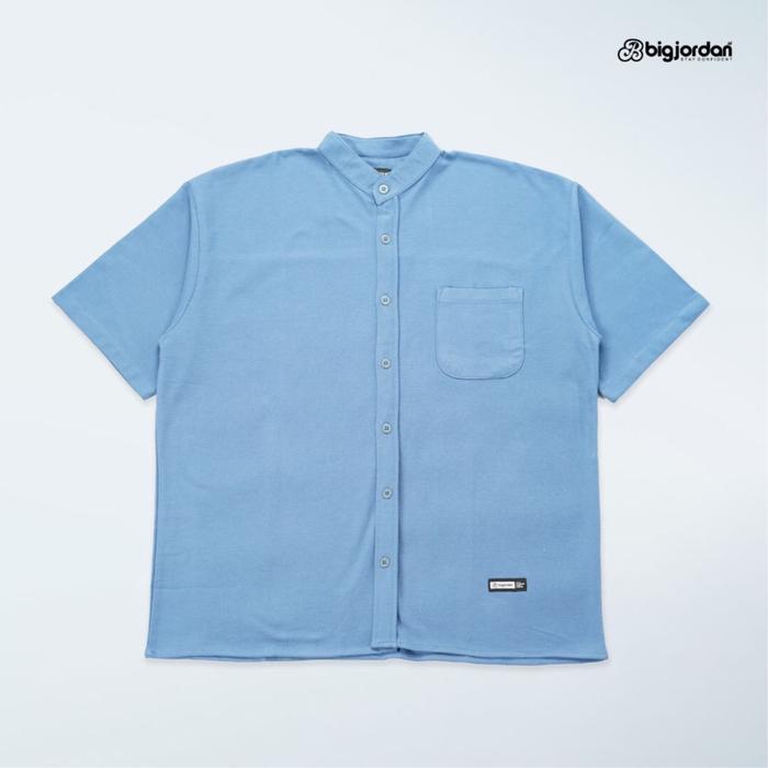 ASAUKI Kemeja Koko Pique Big Size 3XL-8XL ASAUKI Kemeja Koko Pique Ukuran Jumbo