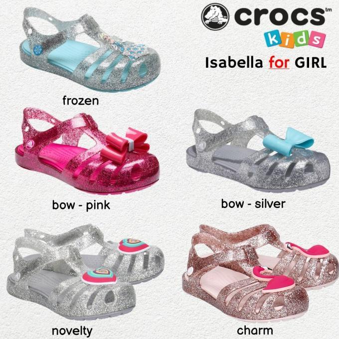 ready Crocs Anak Perempuan / Sepatu Sandal Anak / Crocs Isabella / Crocs Kid