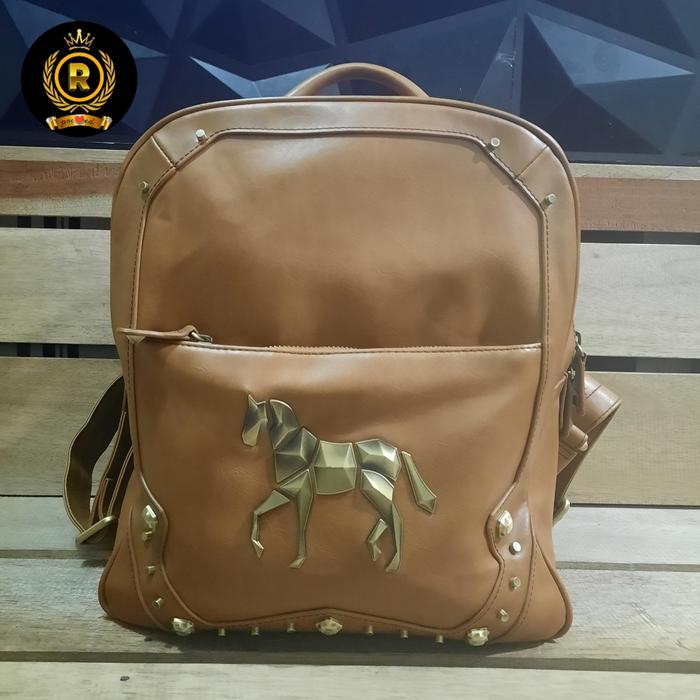 Tas Ransel Lapalette Cupcake Original  Backpack  brown colour