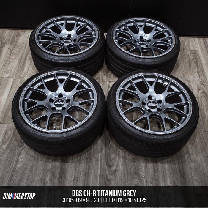 BBS CHR Titanium Grey ( CH-105 / CH-107 ) Ring 19