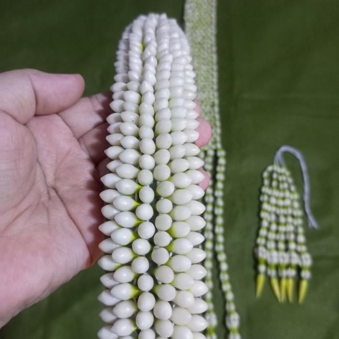 KEKET / BANDO FLEKSIBLE JAHIT MELATI SULTAN PREMIUM MELATI PALSU MIRIP ASLI 35 CM