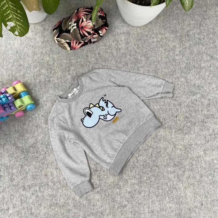 Crewneck sweater anak pancoat abu Naga cakep