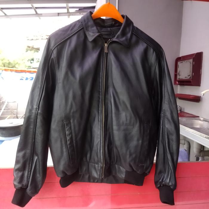 jaket kulit wilson original branded