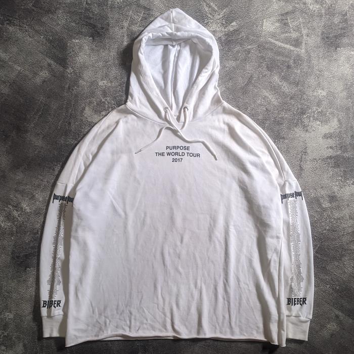 Hoodie Jacket Purpose Tour Justin Bieber H&M Second Thrift Original