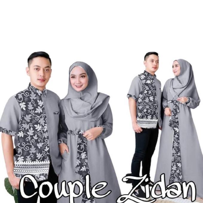 Bestseller Cp Zidan 2 Ukuran 6 Warna Bahan Moscrepe Kombinasi Batik Fashion Pakaian Pasangan Couple 